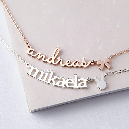 Girls Necklace with name (customizable)