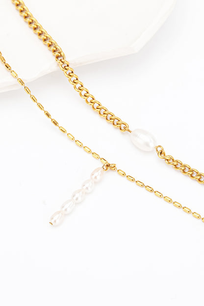 Double-layered Freshwater Pearl Necklace
